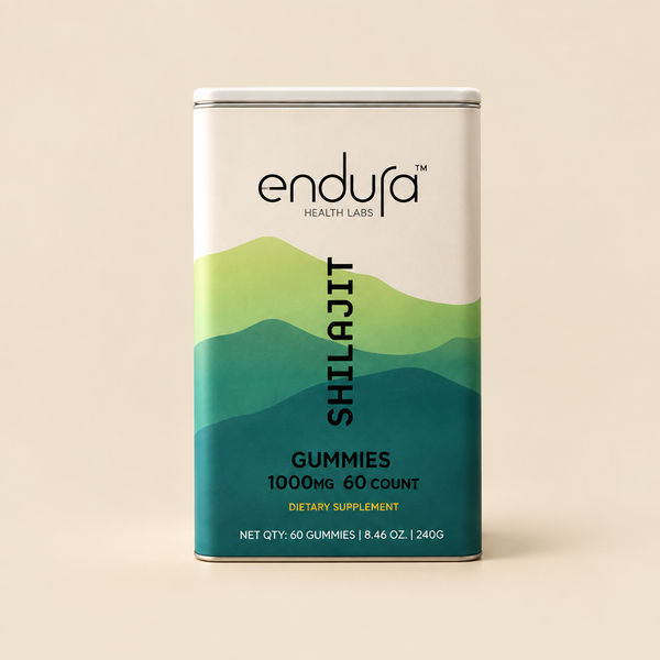 3 tins of Endura Shilajit Gummies